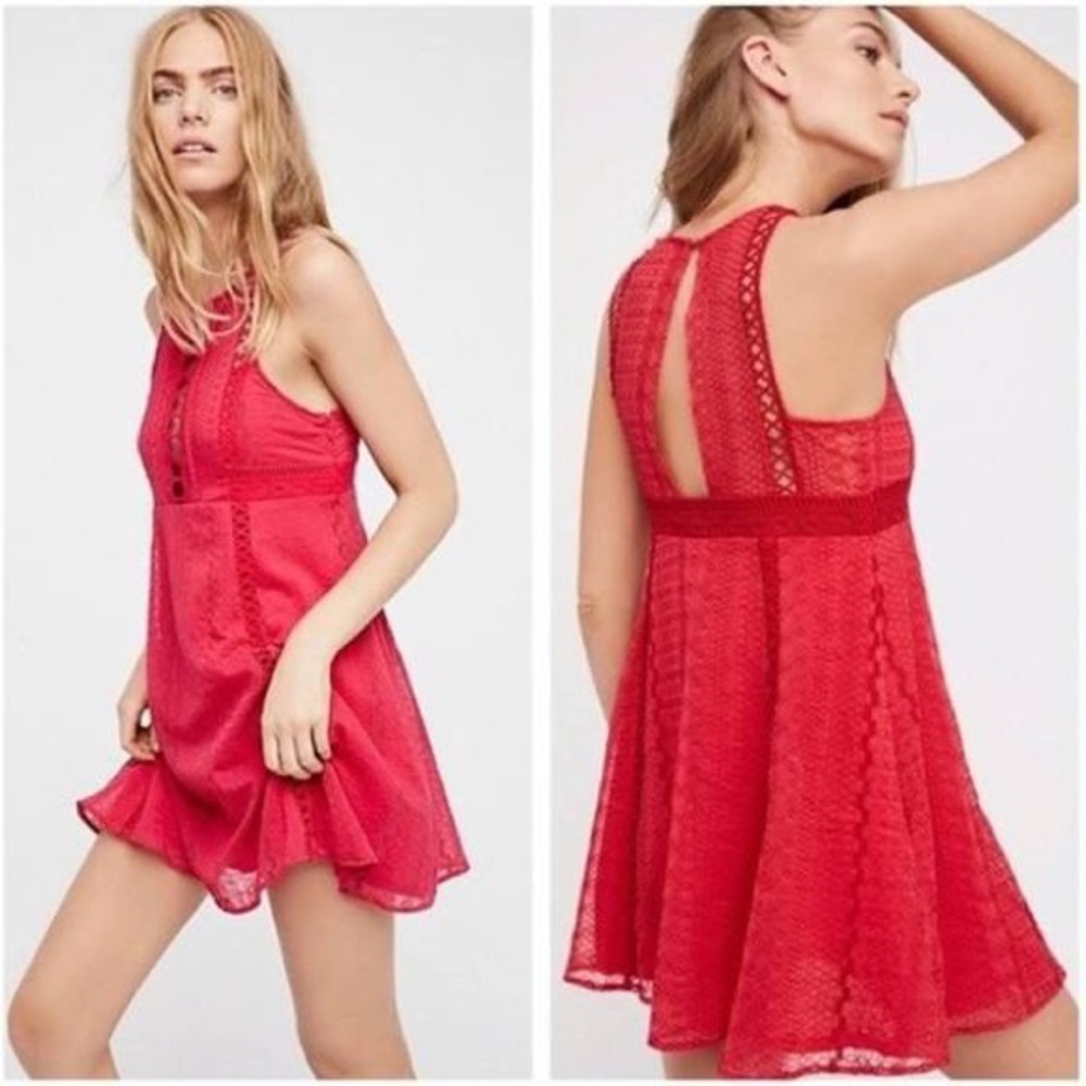Free people Embroidered dress
